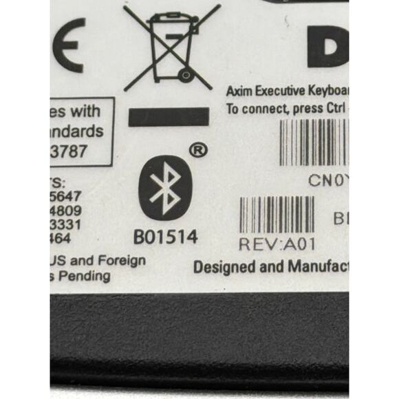 Dell Pocket AXIM Portable Folding Bluetooth Keyboard XTBT01 Tested Working - Picture 4 of 9